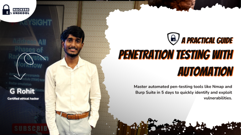 Penetration Testing MasterClass — Learn 20+ Real-World Tools